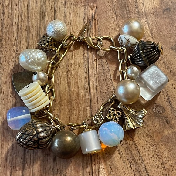 Lenora Dame - Iridescent Bead Charm Bracelet - Picture 1 of 9